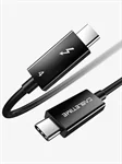 Cable Time Thunderbolt 4 USB-C to USB-C Cable 8K 60Hz 40Gbps 100W 1M