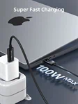 Cable Time Thunderbolt 4 USB-C to USB-C Cable 8K 60Hz 40Gbps 100W 1M 3