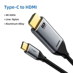 Cable Premium USB Type C to HDMI 4K 60HZ 18Gb Black 3M 2