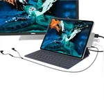 Hyper 4-in-1 USB-C Hub for iPad Pro Silver 2