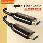 Cable 8K PVC HDMI 2.1 8K 60HZ 48Gb Flexilble matt Black 50M