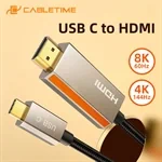 Cable USB TYPE C to HDMI 8K 60Hz 4KH144HZ Black 3M 2