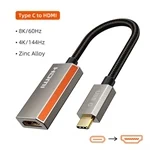 Cable USB C TO HDMI Adapter Female 8K 60Hz 4K 144Hz Black 20CM 7