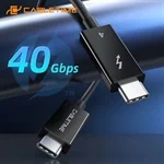 CableTime Thunderbolt 4 USB-C to USB-C Cable 8K60Hz 40Gbps 100W 1.8M CT40K