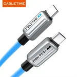 כבל Cable PD240W USB C TO C 480Mbps Blue 2M