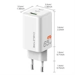 CableTime Portable 65w GaN USB-C 3 Ports Wall Charger 3