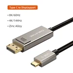 CableTime USB-C to DisplayPort 1.4 Cable 8K60Hz 4K144Hz 3M Black CC22N 5