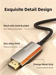 CableTime DisplayPort 1.4 to HDMI 2.1 Cable 8K60Hz 4K120Hz 2M Black CD36L