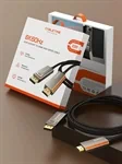 CableTime DisplayPort 1.4 to HDMI 2.1 Cable 8K60Hz 4K120Hz 2M Black CD36L 3