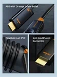 CableTime DisplayPort 1.2 to HDMI Cable Full HD 1080P 60Hz 1.8M Black CD33K 3