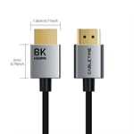 CableTime Slim HDMI 2.1 Cable 8K60Hz 48Gbps 1M Black CH14H