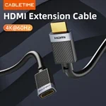 CableTime HDMI 2.0 Extension Cable 4K60Hz HDMI Male to Female 2M Black CH25L 6