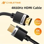 CableTime HDMI 2.0 Cable 4K60Hz 18Gbps 1M Black CH24H