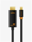 CableTime Mini DisplayPort to HDMI Cable 4K 30Hz 1.8M CD50K