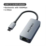 CableTime USB-C 3.0 to RJ45 2.5Gbps Adapter 0.15M CB57G