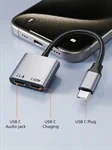 Cable Time USB-C to USB-C Audio + USB-C PD 60W Adapter 2