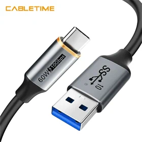 Cable Premium USB3.1 AM to CM 10Gbps Fast Charge 20V 3A B