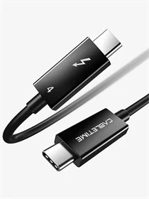 Cable Time Thunderbolt 4 USB-C to USB-C Cable 8K 60Hz 40Gbps 100W 1M