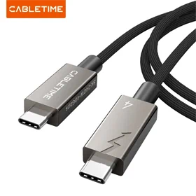 Cable USB4 by Coaxial Black 40G 240W 8K 60HZ 2M