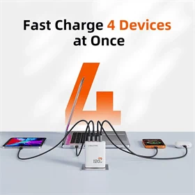 Cable Time GaN PD3.1 3C1A 120W wall charger