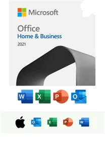 Office 2021 for Mac with a permanent license, including all the essential Office software for work.