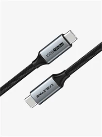 CableTime USB 3.2 Gen 2 Type-C to Type-C Cable 20Gbps 100W 4K60Hz 2M Black CU20L