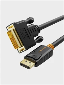 CableTime DisplayPort to DVI-D Cable Full HD 1080P 60Hz 1.8M CD34K