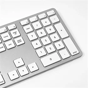 Matias Wireless USB-C Keyboard for Mac Silver FK416DCS