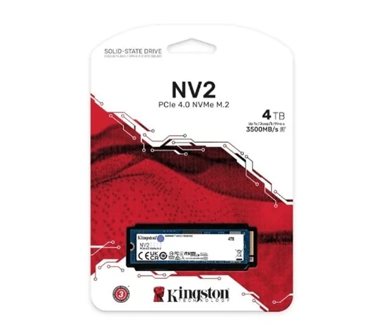 Kingston NV2 4TB NVME GEN 4.0 4X4 M.2 2280