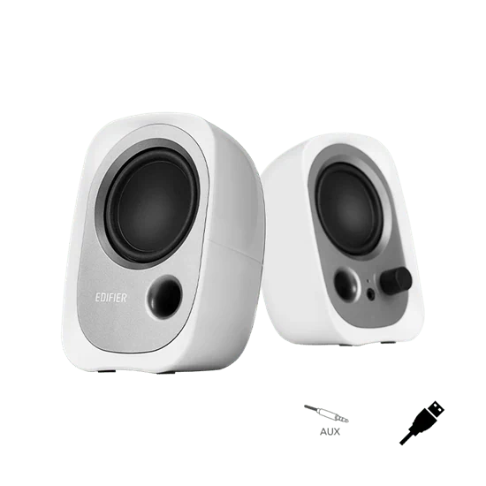 Edifier R12U USB Compact Speakers White 4W RMS AUX