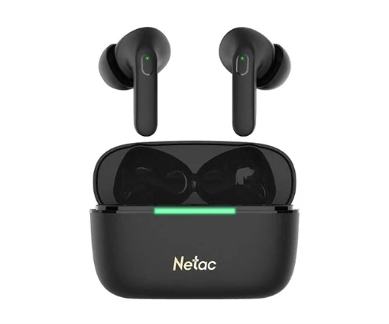 NETAC LK65 Bluetooth 5.3 Up to 5.5Hrs Play Black Stereo