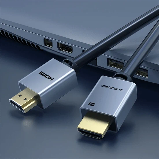 CableTime Premium HDMI 2.0 Cable 4K60Hz 18Gbps 2M Black CH22L