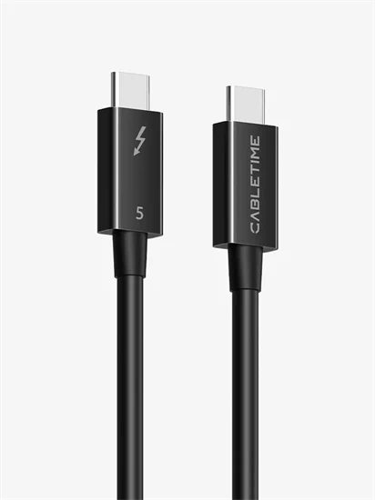 Cable Time Thunderbolt 5 USB-C Cable 240W 120Gbps 8K 0.8M CT50G