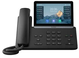 Yealink T88W Android 13 SIP IP Phone 7" Touchscreen 1024x600 Wi-Fi 6 Bluetooth AI Noise Cancellation Gigabit PoE EXP55
